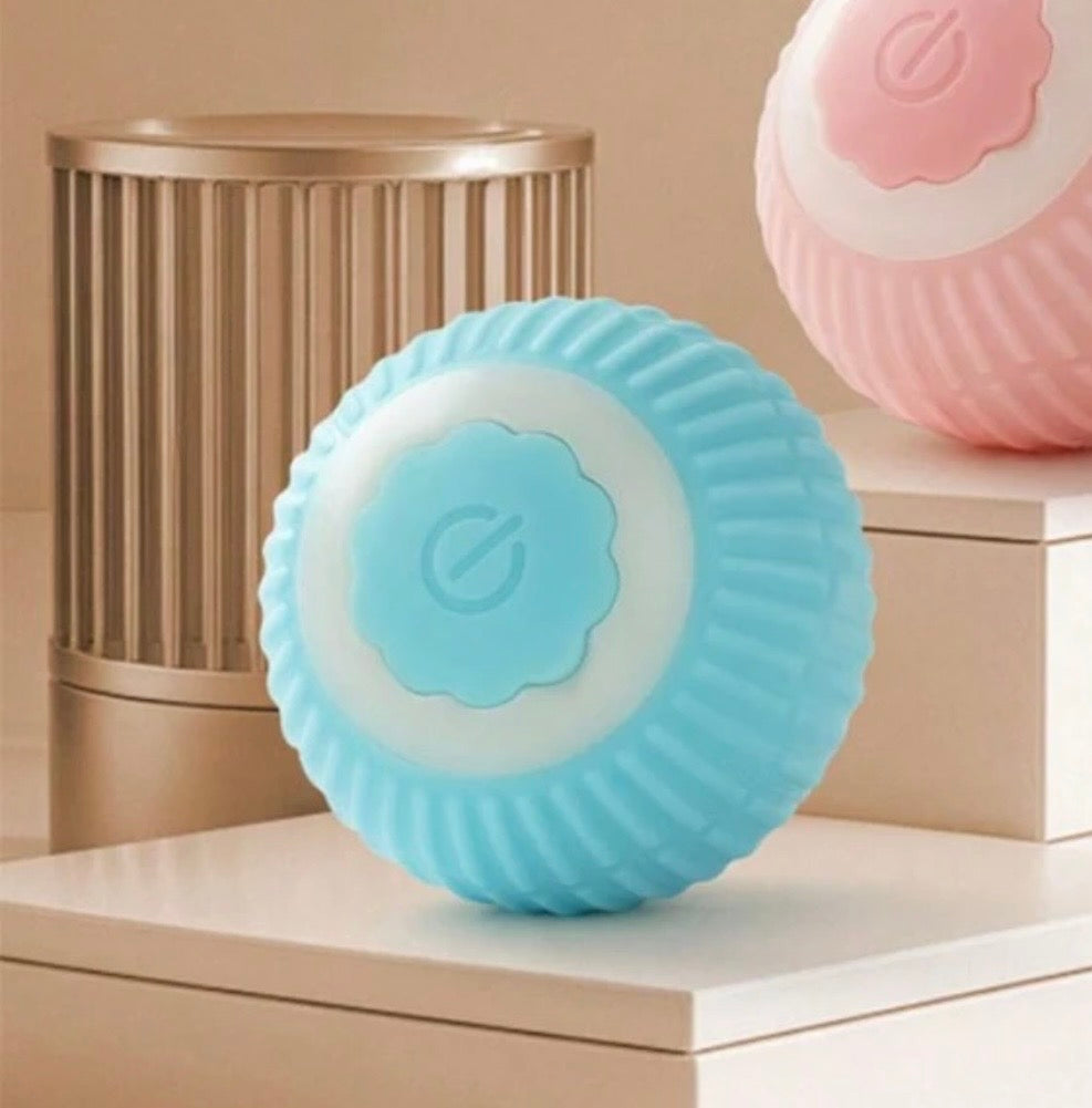 Interactive Cat Ball Toy, Intelligent Indoor Automatic Moving Ball Puzzle Dispel Boredom USB Charging Pet Toy